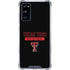 Texas Tech University TT Red Raiders Galaxy S20 FE Clear Case